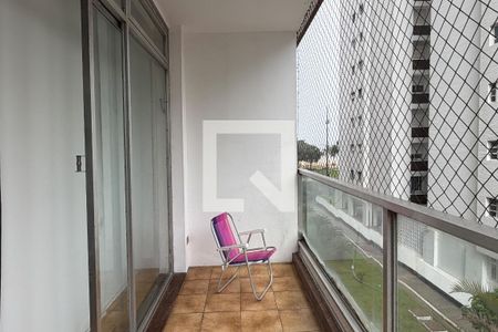 Varanda da Sala de apartamento para alugar com 2 quartos, 97m² em Gonzaga, Santos