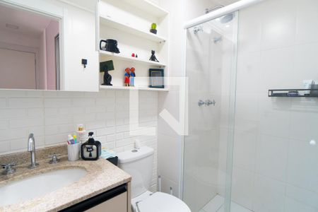 Banheiro da Suíte de apartamento para alugar com 2 quartos, 68m² em Vila Mascote, São Paulo