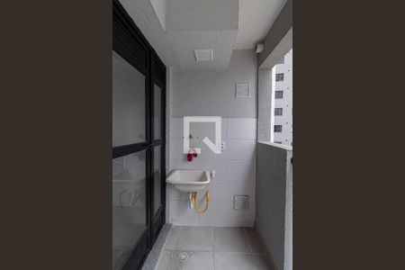 Varanda e Área de Serviço de apartamento à venda com 2 quartos, 42m² em Cidade Antônio Estêvão de Carvalho, São Paulo