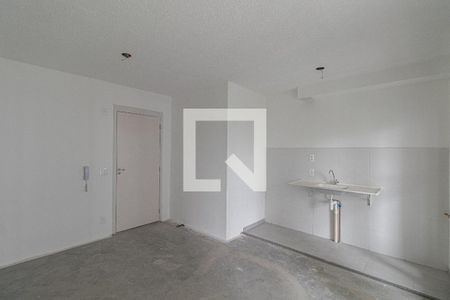 Sala e Cozinha de apartamento à venda com 2 quartos, 42m² em Cidade Antônio Estêvão de Carvalho, São Paulo