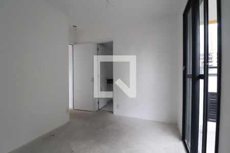 Quarto 1 suíte de apartamento à venda com 2 quartos, 49m² em Jardim, Santo André