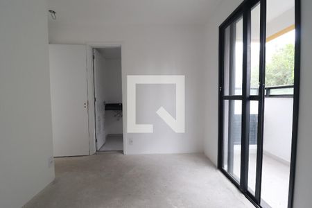 Quarto 1 suíte de apartamento à venda com 2 quartos, 49m² em Jardim, Santo André