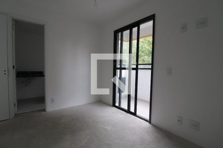 Quarto 1 suíte de apartamento à venda com 2 quartos, 49m² em Jardim, Santo André
