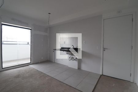 Sala de apartamento à venda com 2 quartos, 49m² em Jardim, Santo André