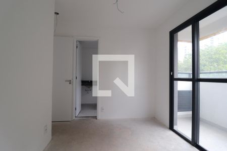 Quarto 1 suíte de apartamento à venda com 2 quartos, 49m² em Jardim, Santo André