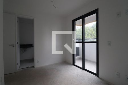 Quarto 1 suíte de apartamento à venda com 2 quartos, 49m² em Jardim, Santo André