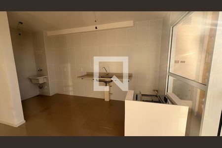 Sala/Cozinha de apartamento à venda com 3 quartos, 76m² em Setor Coimbra, Goiânia