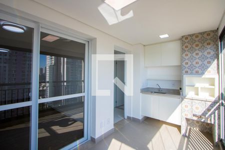Varanda gourmet de apartamento para alugar com 3 quartos, 88m² em Campestre, Santo André
