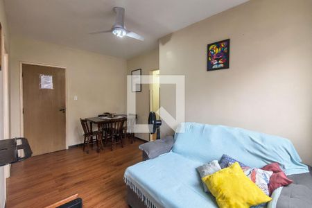 Sala de apartamento para alugar com 1 quarto, 42m² em Vila Assuncao, Praia Grande
