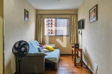 Sala de apartamento para alugar com 1 quarto, 42m² em Vila Assuncao, Praia Grande