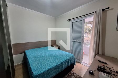 Suíte  de apartamento à venda com 2 quartos, 63m² em Vila Homero Thon, Santo André