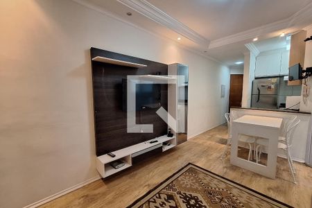 Sala  de apartamento à venda com 2 quartos, 63m² em Vila Homero Thon, Santo André