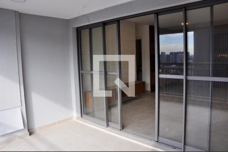 Detalhe - Varanda da Sala e Sala de Jantar de apartamento para alugar com 3 quartos, 106m² em City América, São Paulo
