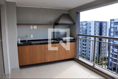 Detalhe - Varanda da Sala e Sala de Jantar de apartamento para alugar com 3 quartos, 106m² em City América, São Paulo
