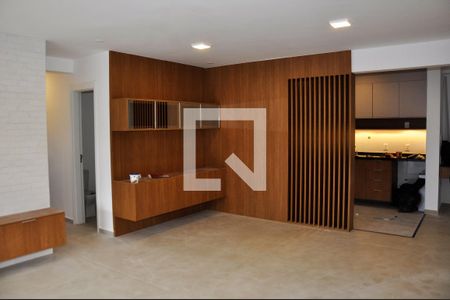 Detalhe - Sala e Sala de Jantar de apartamento para alugar com 3 quartos, 106m² em City América, São Paulo