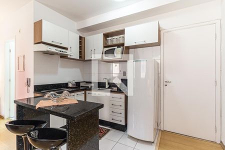 Cozinha de kitnet/studio à venda com 1 quarto, 32m² em Santa Cecilia, São Paulo