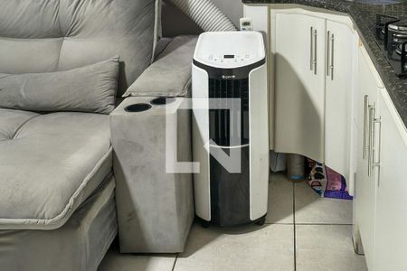 Sala de apartamento para alugar com 1 quarto, 44m² em Cidade Ocian, Praia Grande