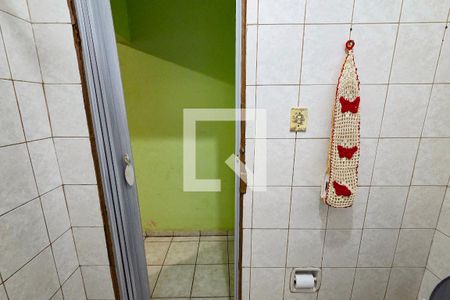 Banheiro de casa para alugar com 2 quartos, 130m² em Maracanã, Praia Grande