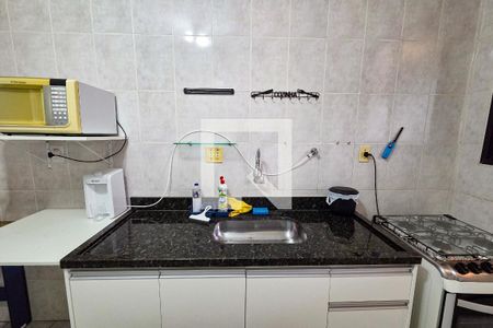 Cozinha de apartamento para alugar com 2 quartos, 78m² em Canto do Forte, Praia Grande