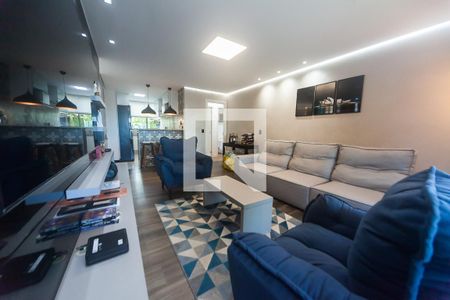 Sala de TV de apartamento à venda com 2 quartos, 92m² em Vila Castela, Nova Lima