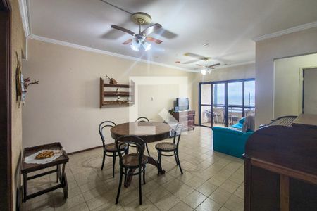 Sala de apartamento para alugar com 3 quartos, 93m² em Vila Caiçara, Praia Grande