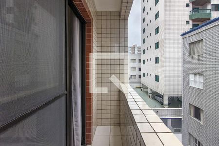 Sacada de apartamento para alugar com 1 quarto, 50m² em Canto do Forte, Praia Grande