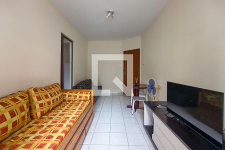 Sala de apartamento para alugar com 1 quarto, 50m² em Canto do Forte, Praia Grande