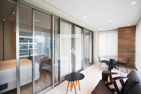 Varanda de apartamento para alugar com 1 quarto, 62m² em Itaim Bibi, São Paulo