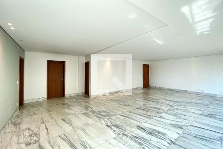 Sala de apartamento à venda com 4 quartos, 160m² em Sion, Belo Horizonte