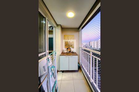Varanda da Sala de apartamento à venda com 2 quartos, 49m² em Barra Funda, São Paulo