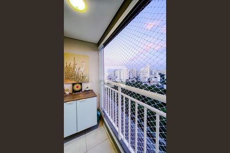 Varanda da Sala de apartamento à venda com 2 quartos, 49m² em Barra Funda, São Paulo
