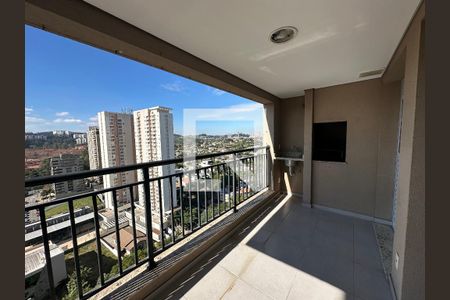 Varanda da Sala de apartamento para alugar com 2 quartos, 70m² em Empresarial 18 do Forte, Barueri