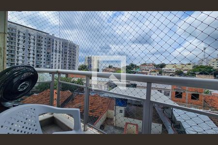 Varanda do quarto de apartamento para alugar com 2 quartos, 59m² em Cachambi, Rio de Janeiro