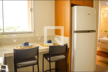Cozinha de apartamento para alugar com 1 quarto, 58m² em Setor Central, Goiânia