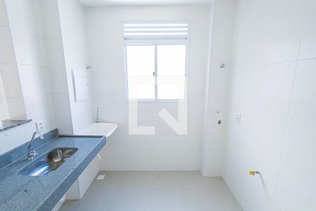 Cozinha de apartamento à venda com 2 quartos, 45m² em Paquetá, Belo Horizonte