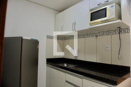 Cozinha de kitnet/studio para alugar com 1 quarto, 30m² em João Pinheiro, Belo Horizonte