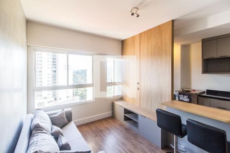 Sala  de apartamento para alugar com 1 quarto, 43m² em Melville Empresarial Ii, Barueri