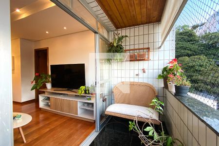 Varanda da Sala de apartamento à venda com 3 quartos, 110m² em Novo São Lucas, Belo Horizonte