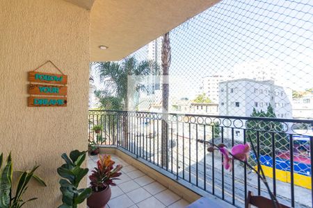 Varanda  de apartamento à venda com 3 quartos, 96m² em Vila Osasco, Osasco