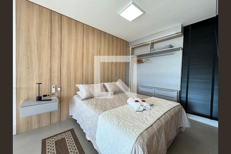 Suíte  de apartamento para alugar com 1 quarto, 57m² em Barra da Lagoa, Florianópolis