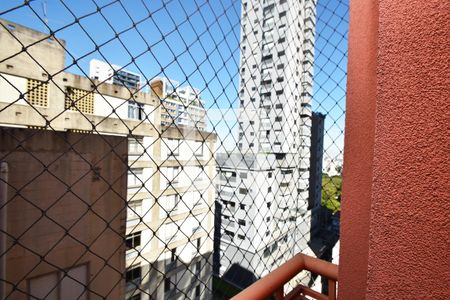 varanda Sala de apartamento para alugar com 1 quarto, 45m² em Pinheiros, São Paulo