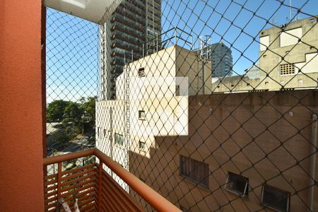 varanda Sala de apartamento para alugar com 1 quarto, 45m² em Pinheiros, São Paulo