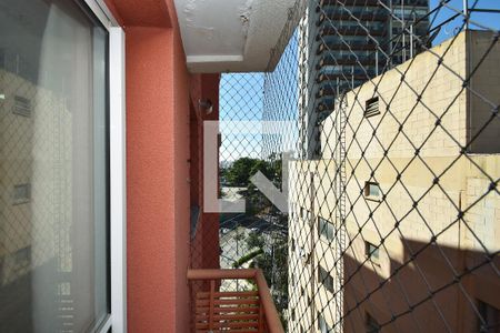varanda Sala de apartamento para alugar com 1 quarto, 45m² em Pinheiros, São Paulo
