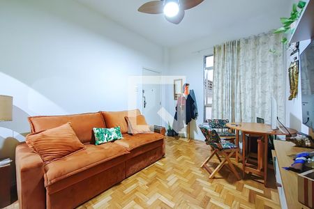 Sala de apartamento para alugar com 1 quarto, 49m² em Laranjeiras, Rio de Janeiro