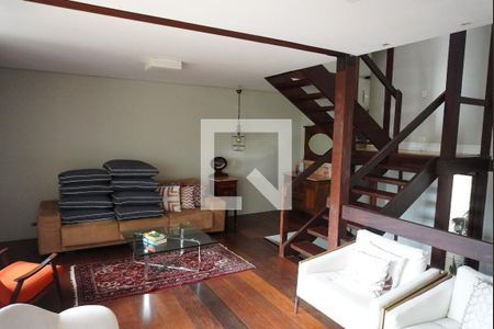 Sala de Estar de casa de condomínio à venda com 3 quartos, 180m² em Centro de Apoio I (alphaville), Santana de Parnaíba