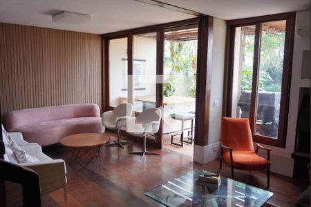 Sala de Estar de casa de condomínio à venda com 3 quartos, 180m² em Centro de Apoio I (alphaville), Santana de Parnaíba