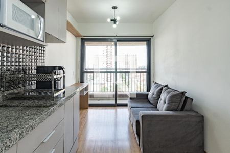 Sala/Cozinha de apartamento à venda com 1 quarto, 32m² em Ipiranga, São Paulo