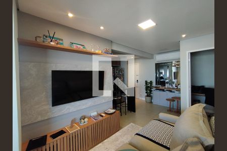 Sala  de apartamento à venda com 3 quartos, 96m² em Vila Brasilio Machado, São Paulo