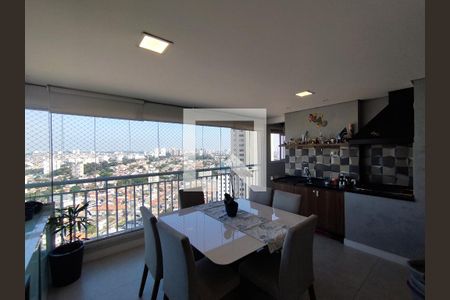 Varanda gourmet de apartamento à venda com 3 quartos, 96m² em Vila Brasilio Machado, São Paulo