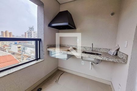 Varanda de apartamento à venda com 2 quartos, 69m² em Parque das Nações, Santo André